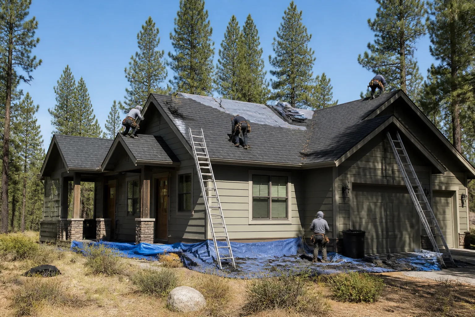 Roof Replacement in La Pine: A Guide for Forested, Snowy Conditions