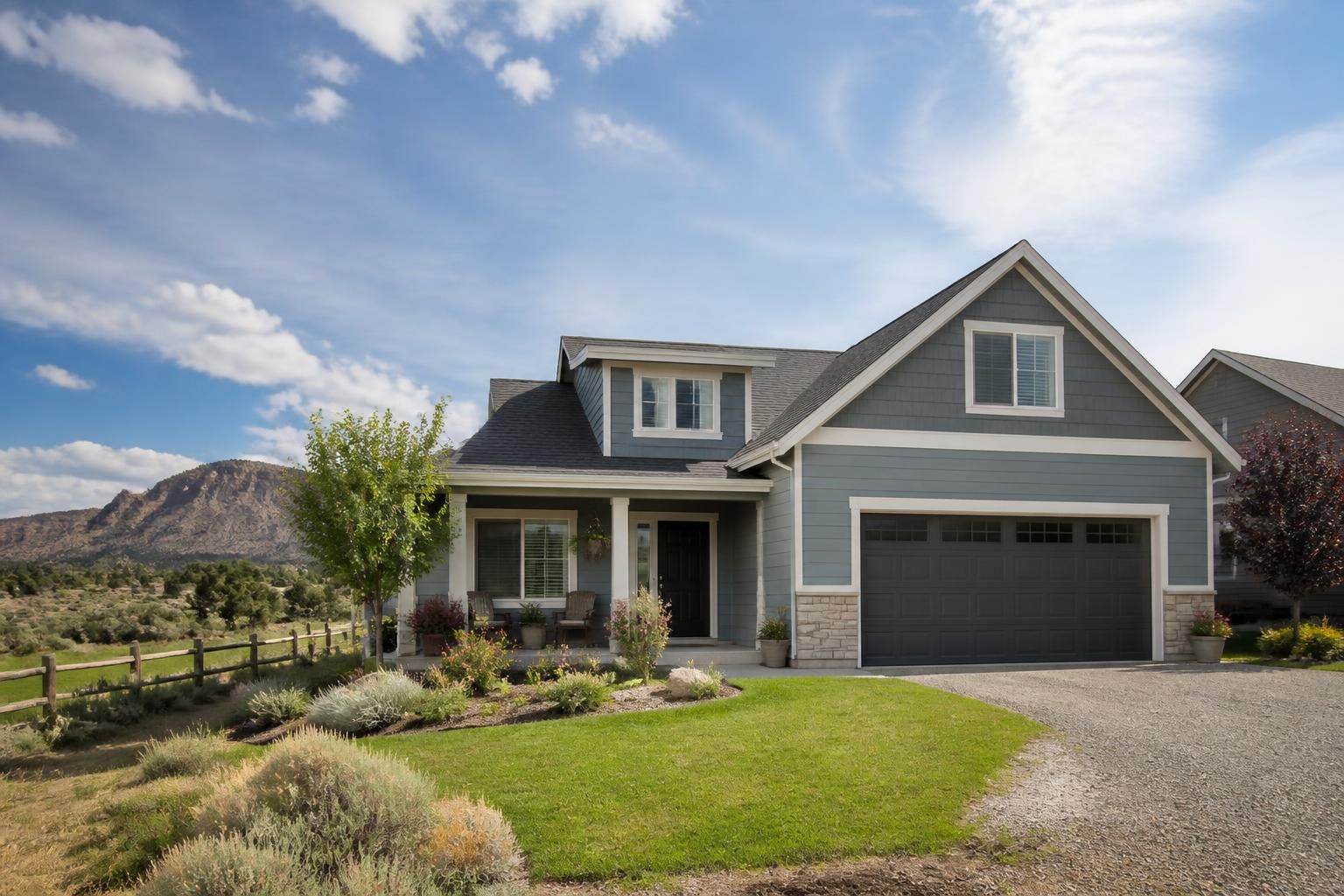 Terrebonne home exterior with open sky and a clean roofline.